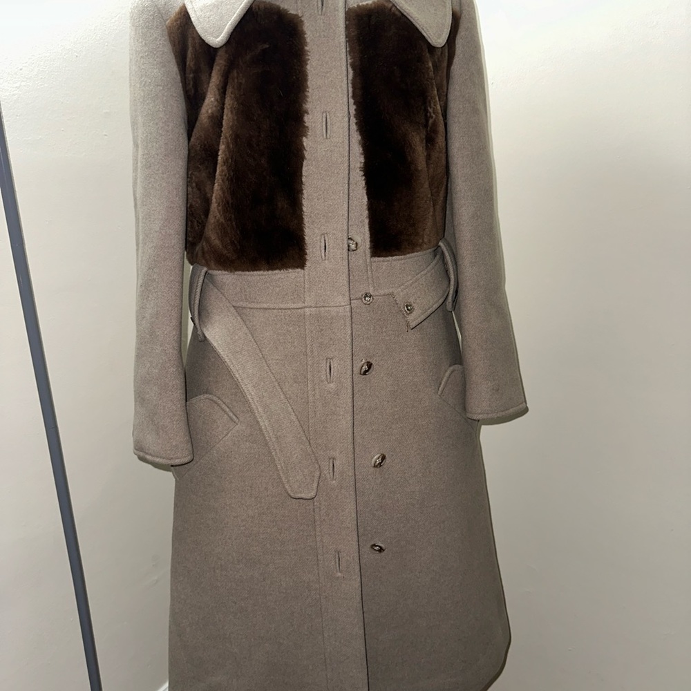 100% wool pea coat